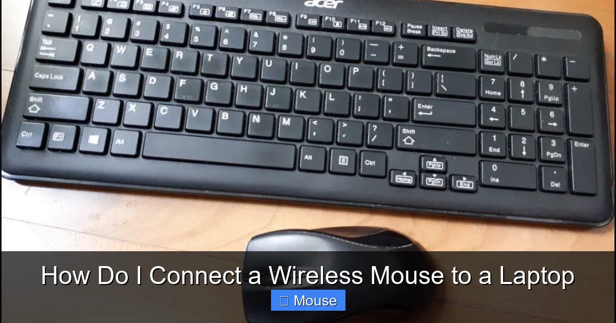 How Do I Connect a Wireless Mouse to a Laptop