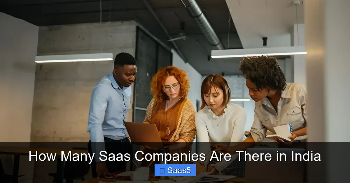 How Many Saas Companies Are There in India