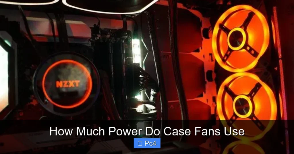 How Much Power Do Case Fans Use