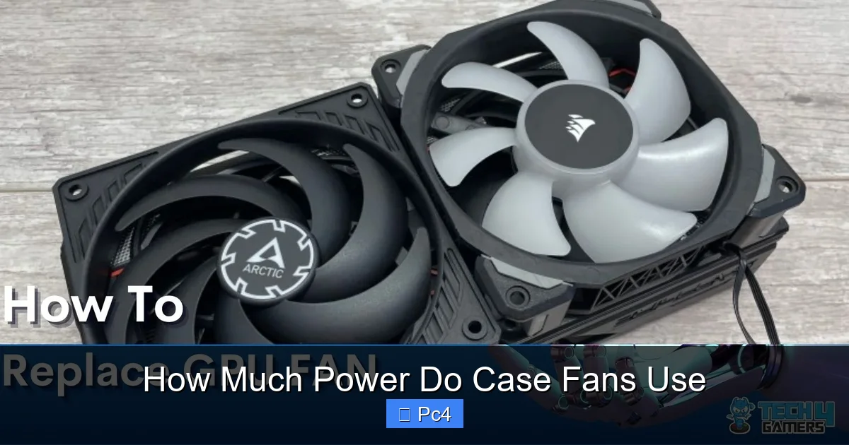 How Much Power Do Case Fans Use