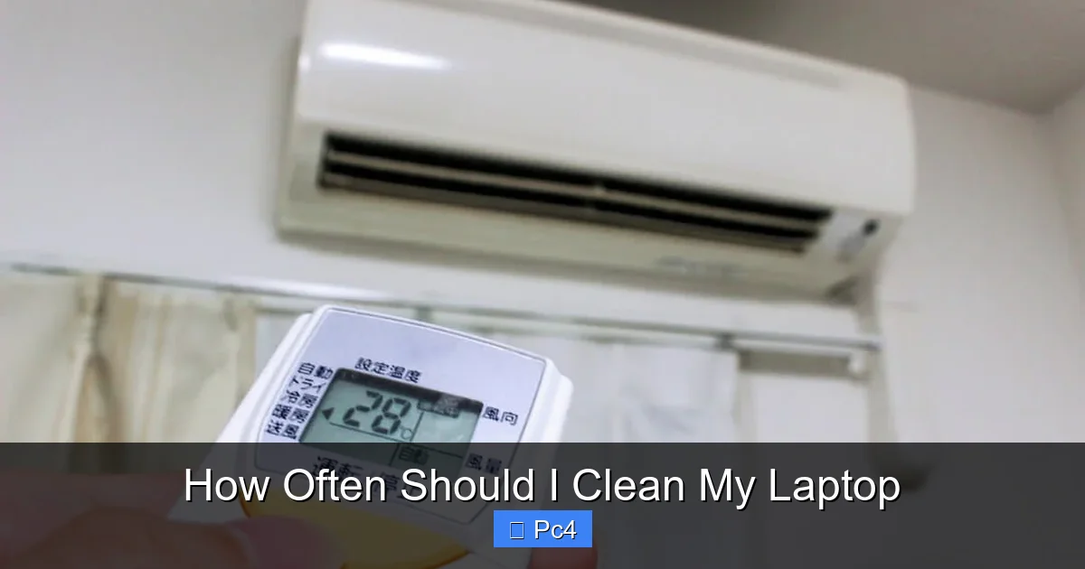 How Often Should I Clean My Laptop