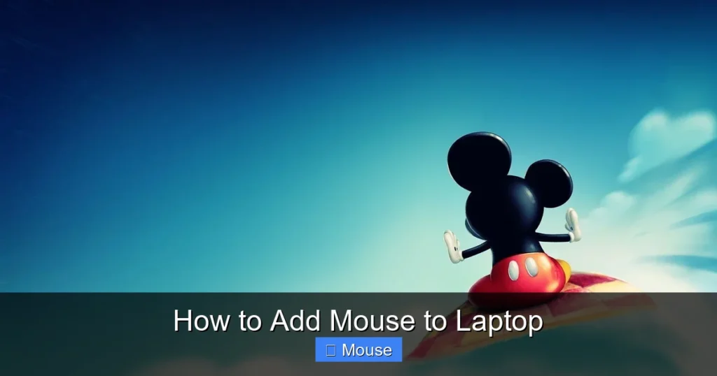 How to Add Mouse to Laptop