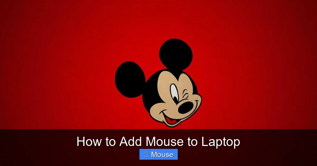 How to Add Mouse to Laptop
