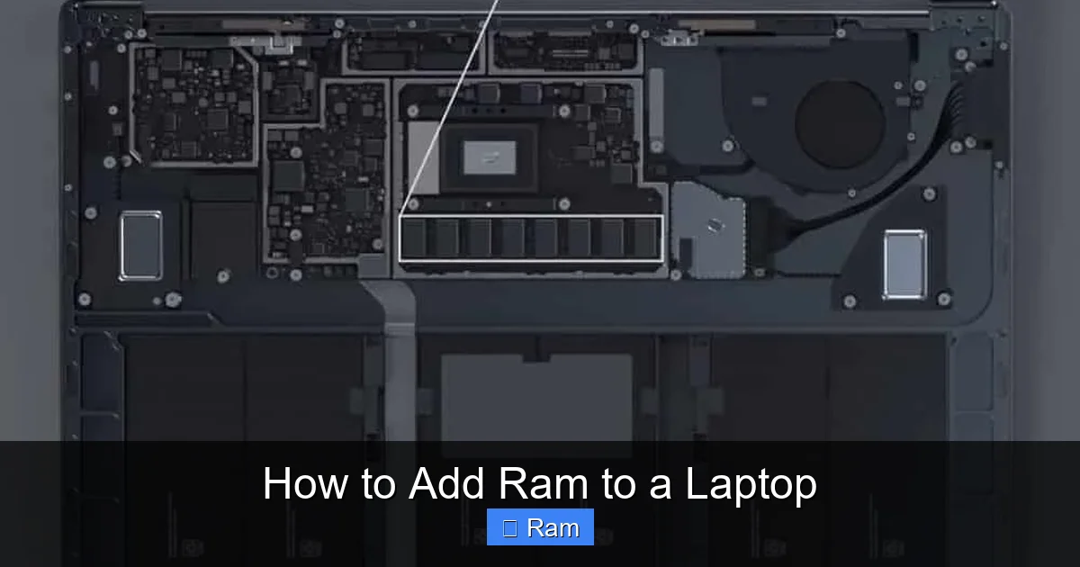 How to Add Ram to a Laptop