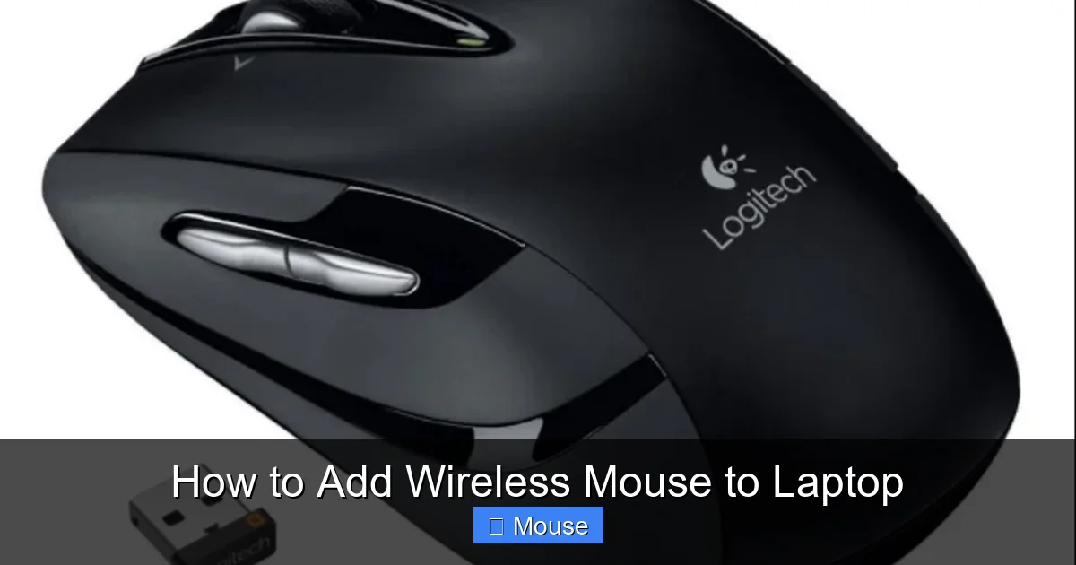 How to Add Wireless Mouse to Laptop
