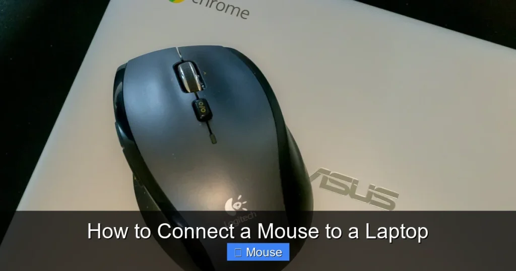 How to Connect a Mouse to a Laptop