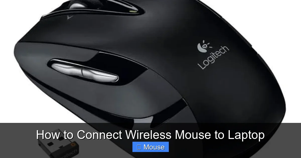 How to Connect Wireless Mouse to Laptop