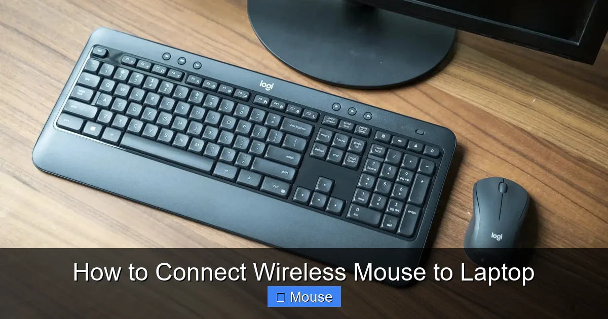 How to Connect Wireless Mouse to Laptop