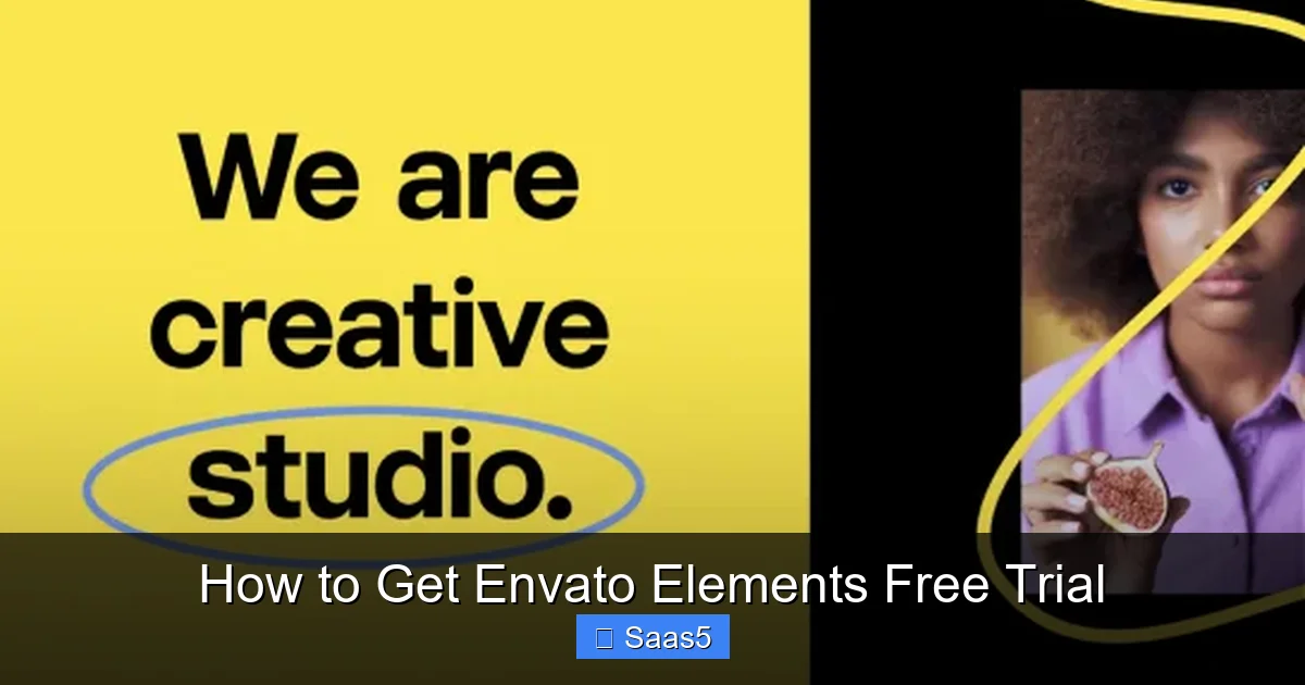 How to Get Envato Elements Free Trial