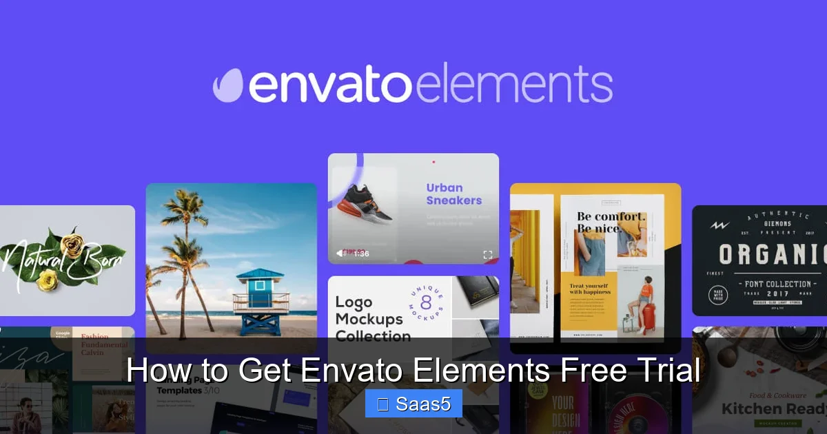 How to Get Envato Elements Free Trial