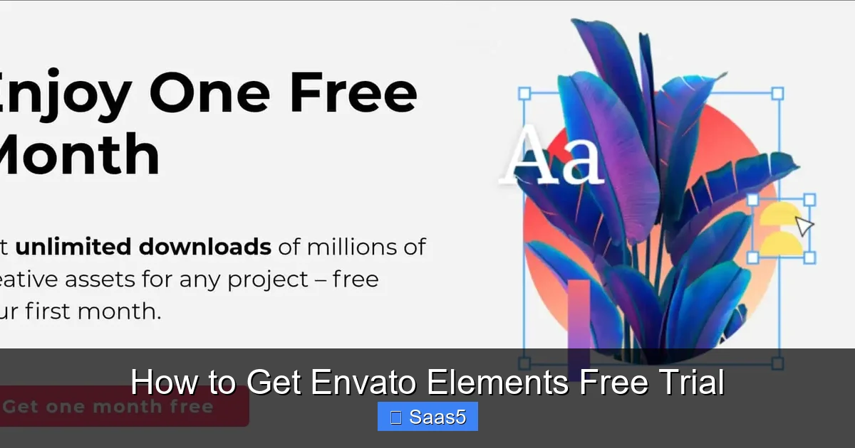 How to Get Envato Elements Free Trial