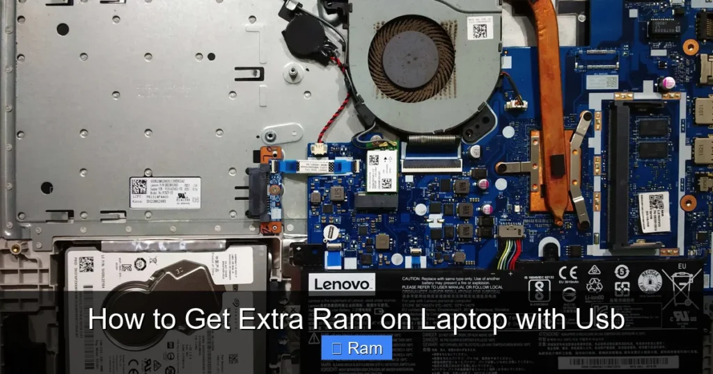How to Get Extra Ram on Laptop with Usb