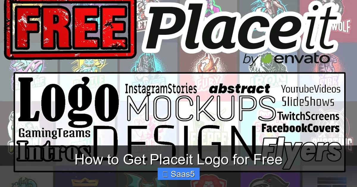 How to Get Placeit Logo for Free