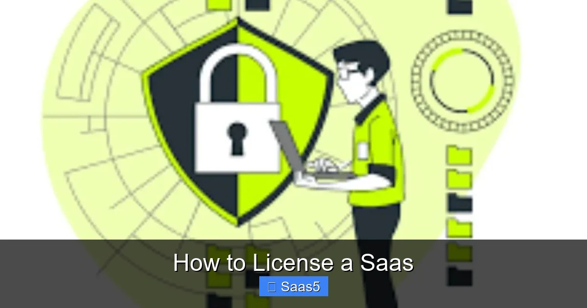 How to License a Saas