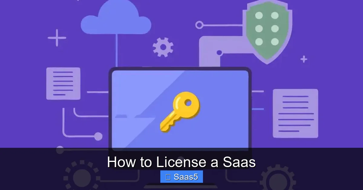 How to License a Saas