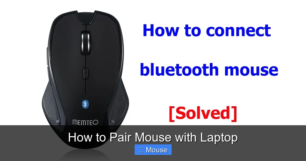 How to Pair Mouse with Laptop
