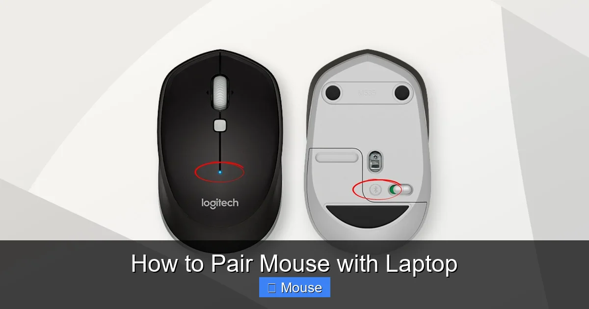 How to Pair Mouse with Laptop