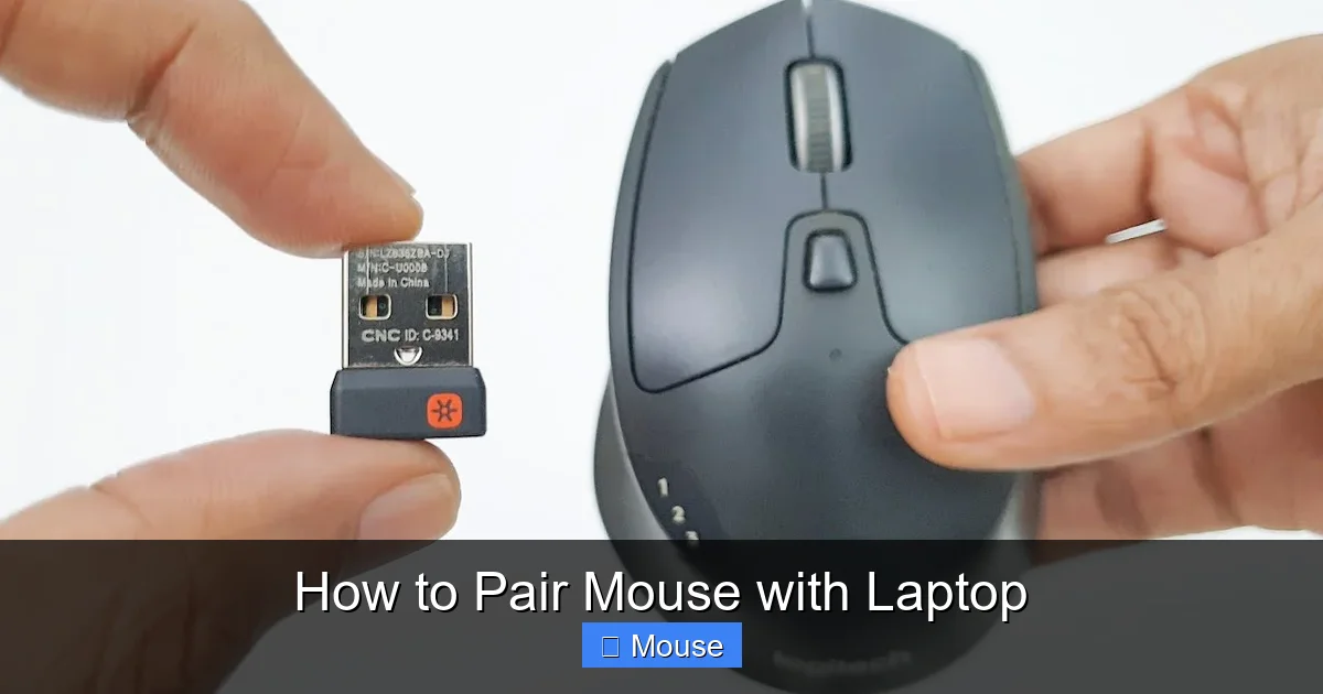 How to Pair Mouse with Laptop