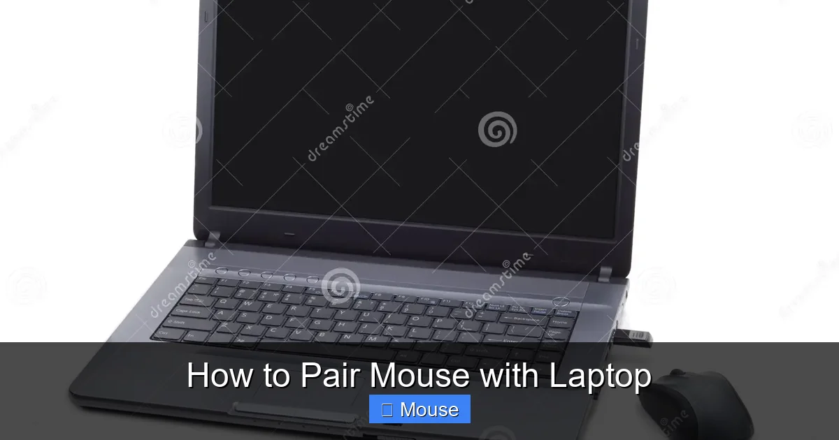 How to Pair Mouse with Laptop