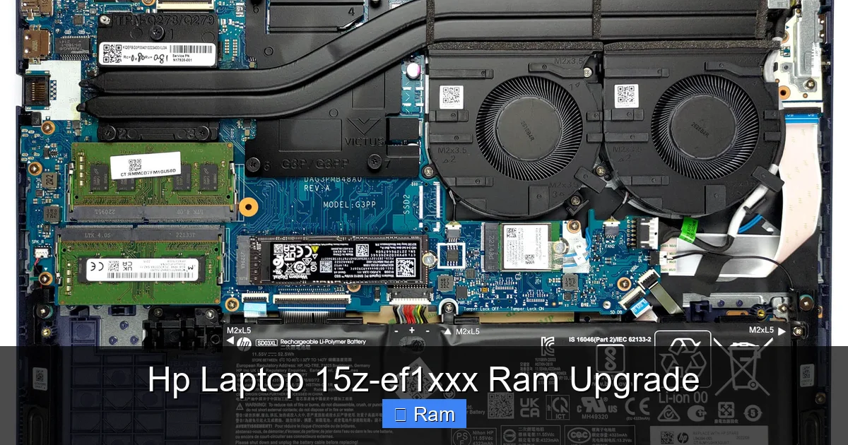 Hp Laptop 15z-ef1xxx Ram Upgrade