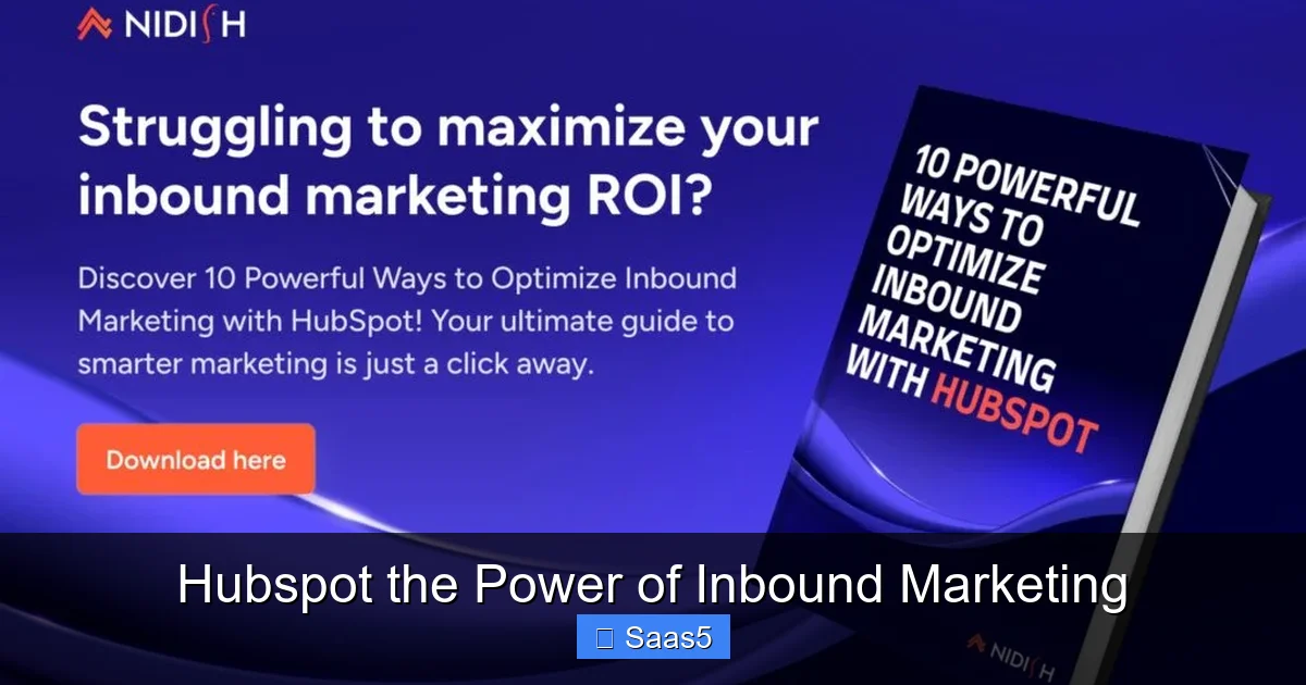 Hubspot the Power of Inbound Marketing