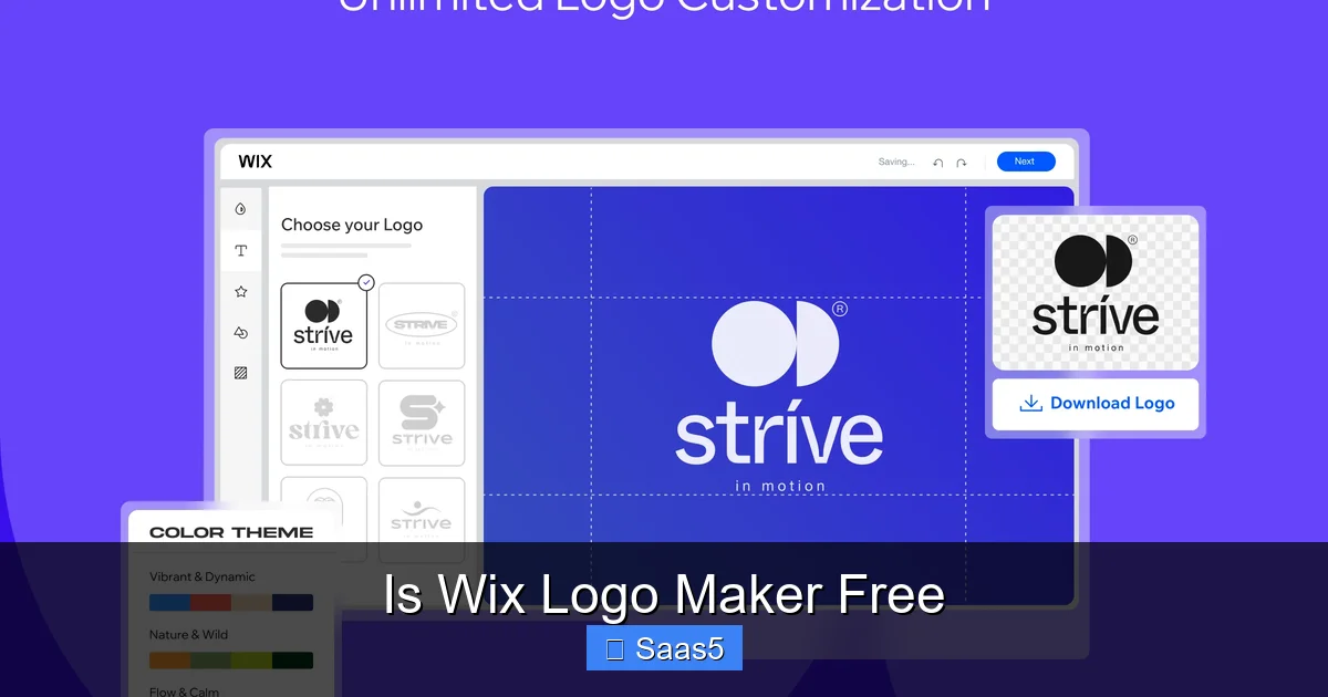 Is Wix Logo Maker Free