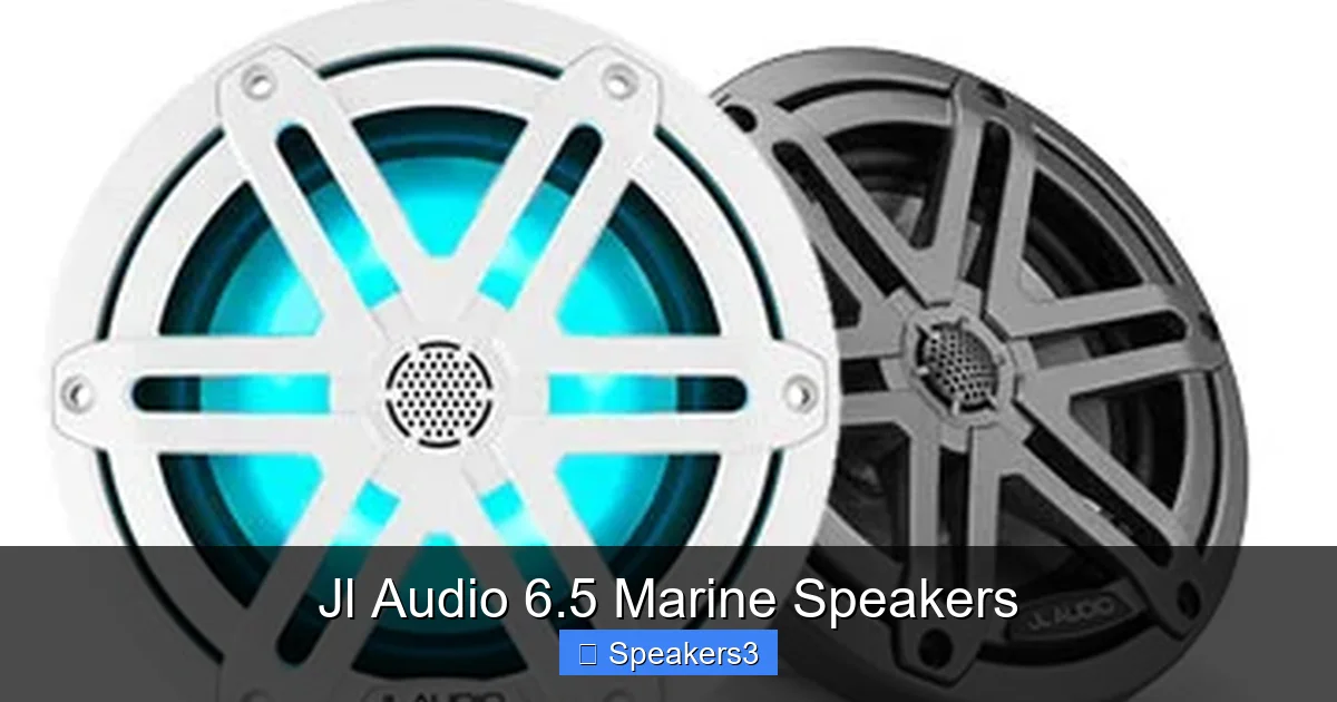 Jl Audio 6.5 Marine Speakers