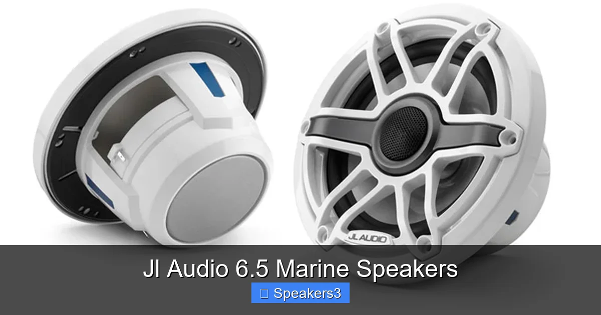 Jl Audio 6.5 Marine Speakers