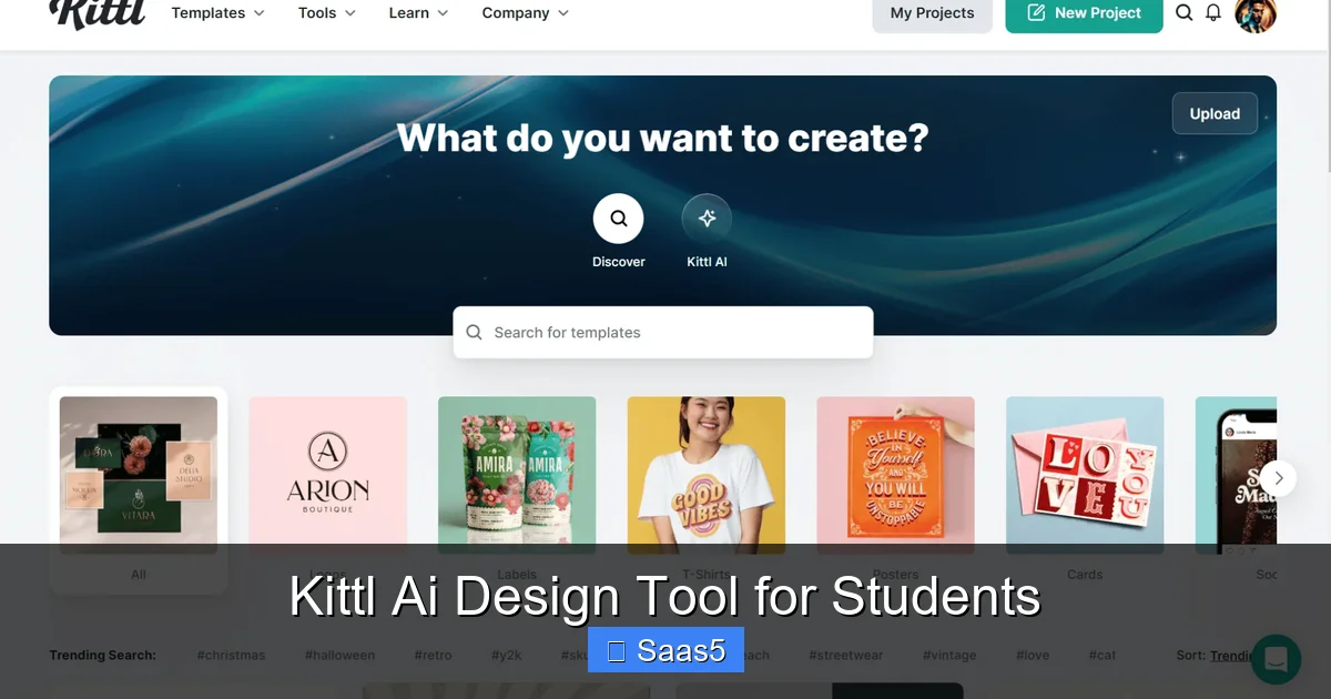 Kittl Ai Design Tool for Students