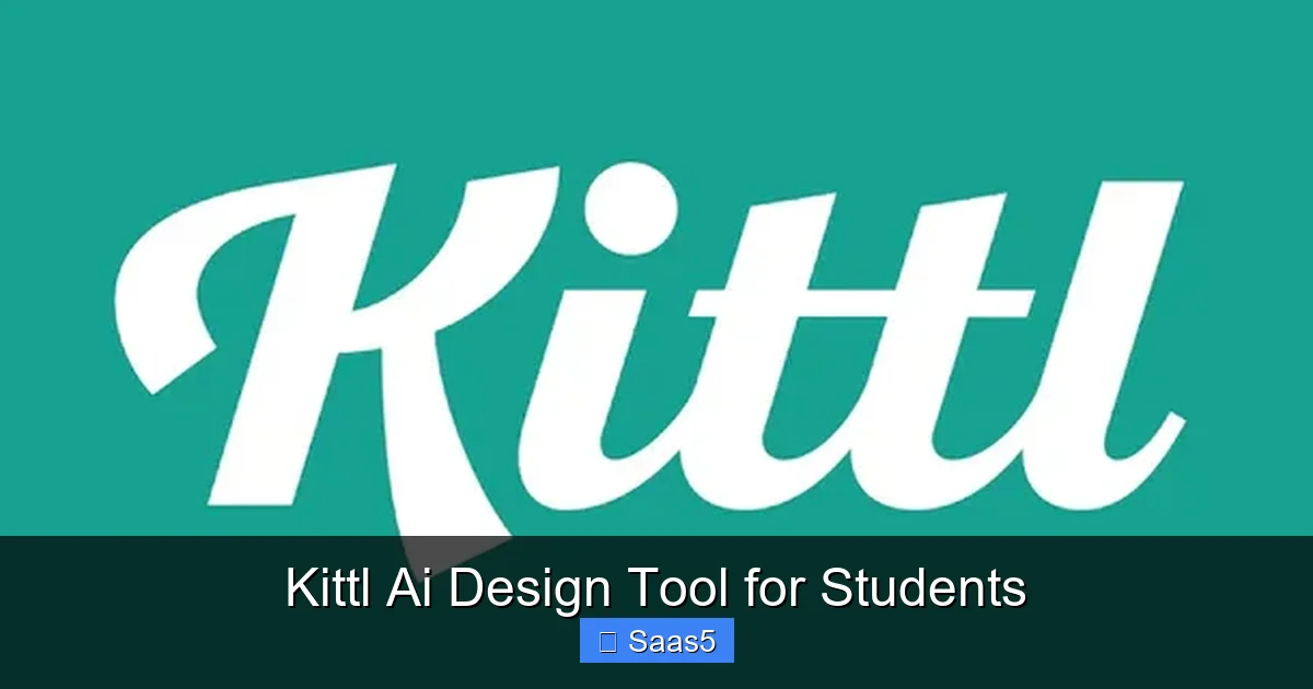 Kittl Ai Design Tool for Students