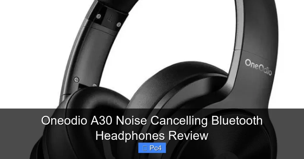 Oneodio A30 Noise Cancelling Bluetooth Headphones Review