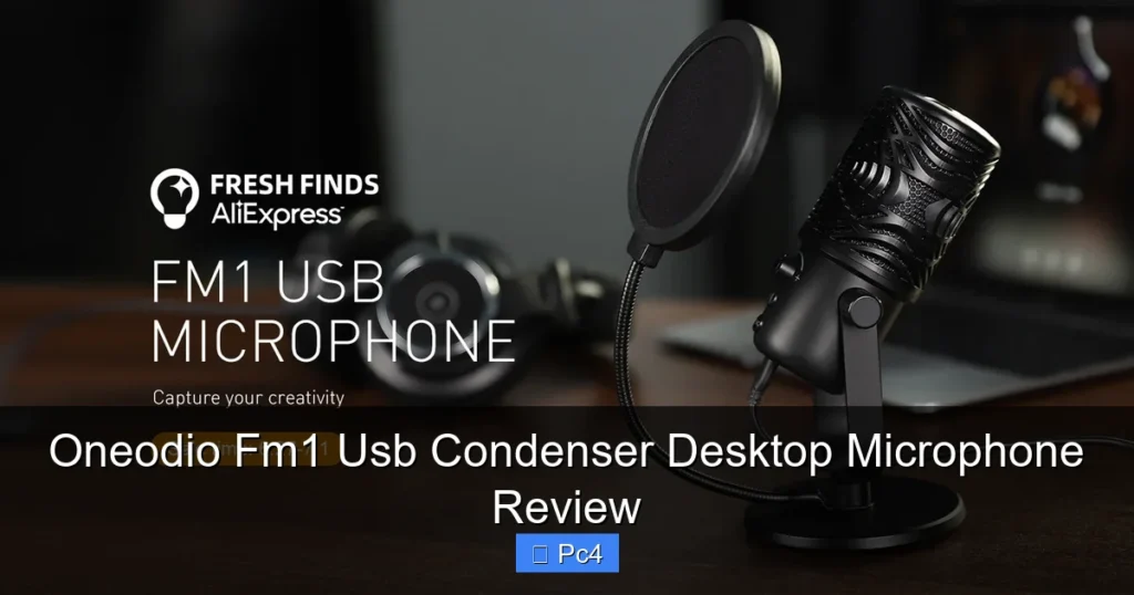 Oneodio Fm1 Usb Condenser Desktop Microphone Review