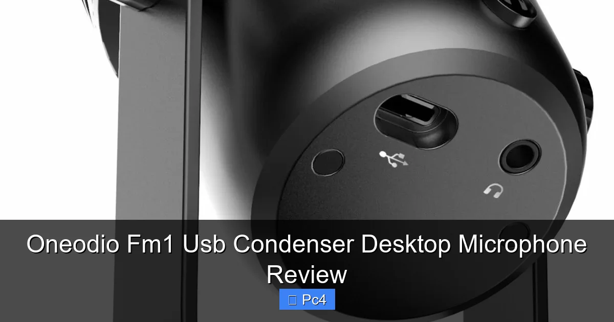 Oneodio Fm1 Usb Condenser Desktop Microphone Review