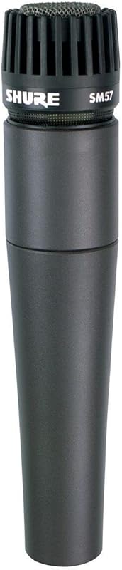 Shure SM57 Professional XLR Dynamic Microphone with Cardioid Pattern f