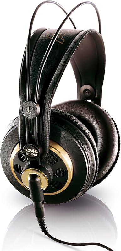 AKG K240STUDIO Semi-Open Studio Headphones for Professional Audio Moni