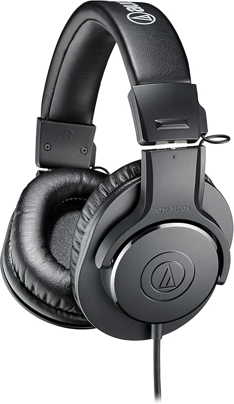 Audio-Technica ATH-M20x Professional Closed-Back Studio Monitor Headph