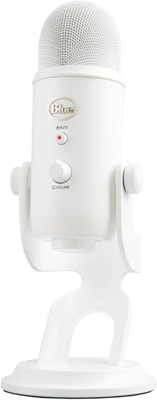 Logitech Creators Blue Yeti USB Microphone - Whiteout for Gaming Strea
