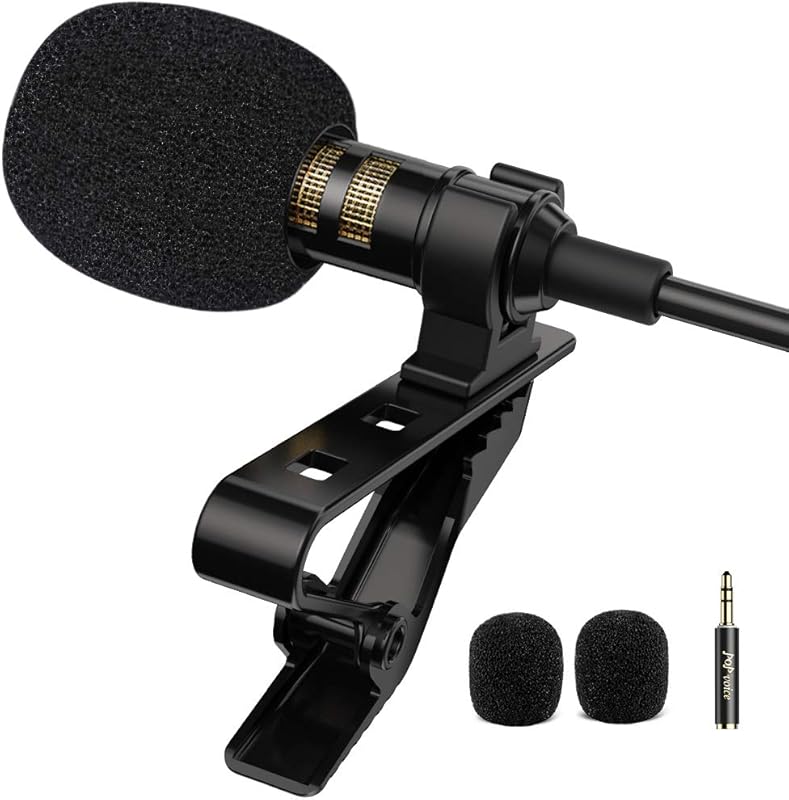 PoP voice Professional Lavalier Lapel Microphone Omnidirectional Conde