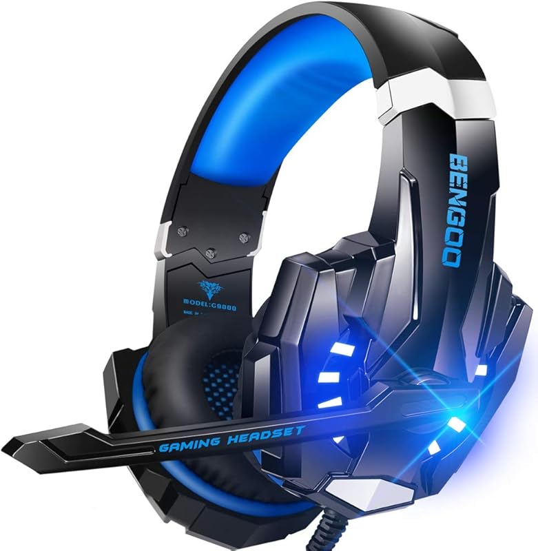 BENGOO G9000 Gaming Headset: 7.1 Surround, Noise Cancelling, Memory Fo