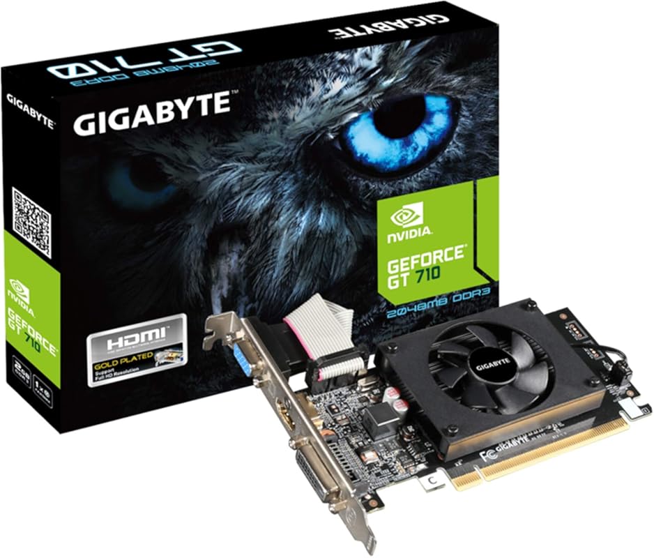 GIGABYTE GT 710 2GB DDR3 SDRAM Graphics Card GV-N710D3-2GL REV2.0 for 