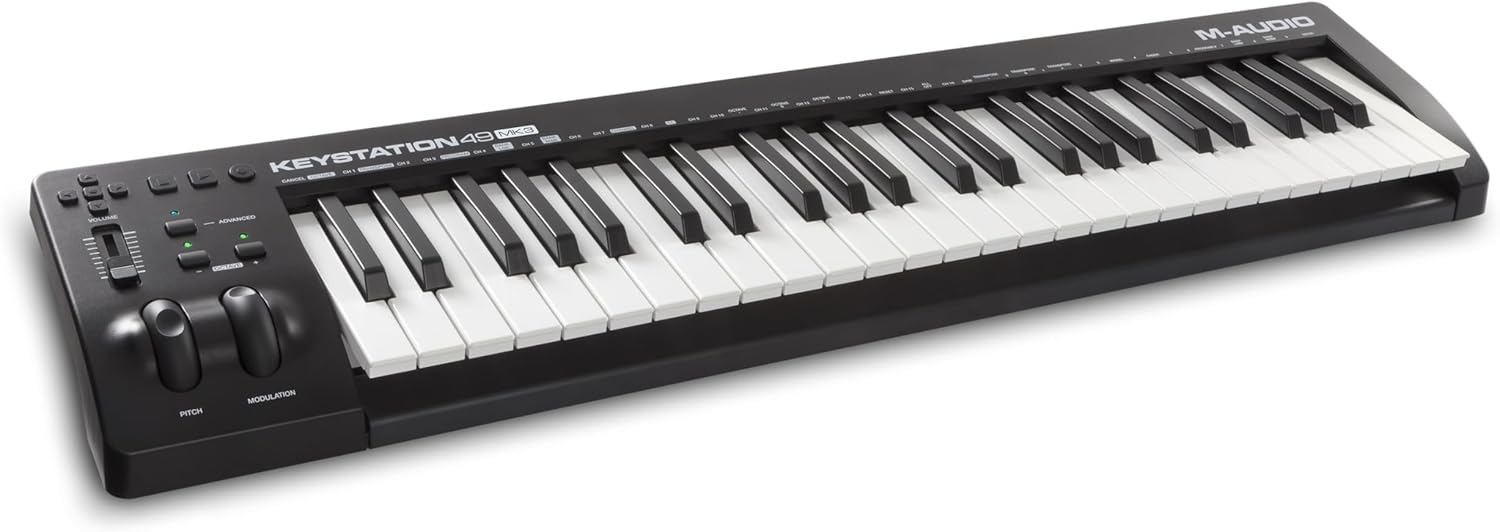 M-AUDIO Keystation 49 MK3 Synth Action 49-Key USB MIDI Keyboard Contro