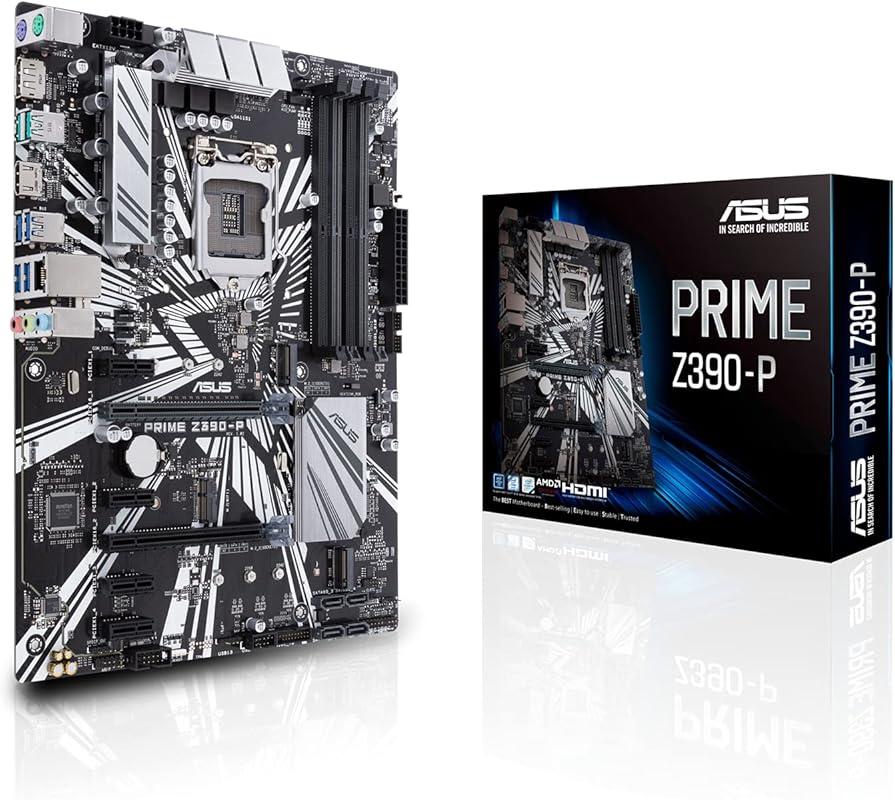 ASUS Prime Z390-P ATX Mining Motherboard LGA1151 Above 4G Decoding 6 P
