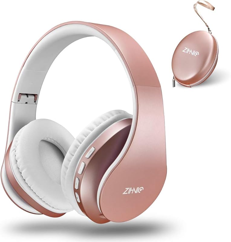 ZIHNIC Bluetooth Over-Ear Headphones: Foldable Wireless Wired, Micro S