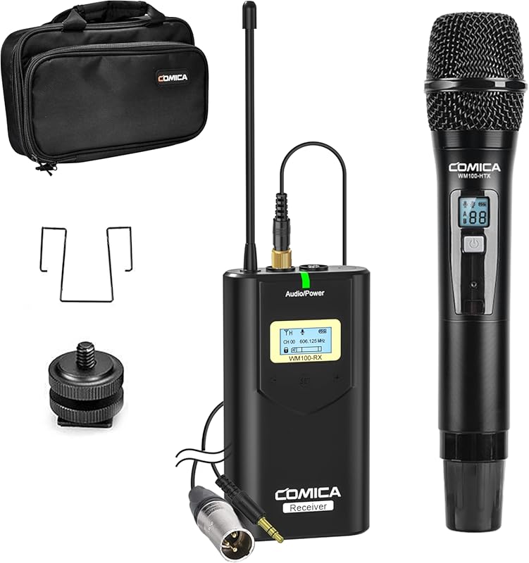 COMICA CVM-WM100 H UHF 48-Channel Wireless Handheld Mic System for DSL