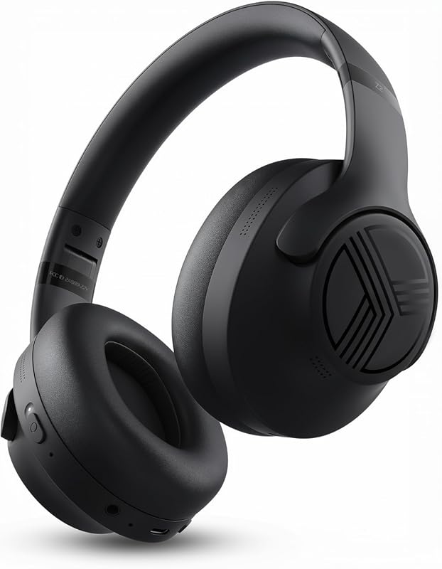 TREBLAB Z2 Hybrid Active Noise Cancelling Wireless Over-Ear Headphones