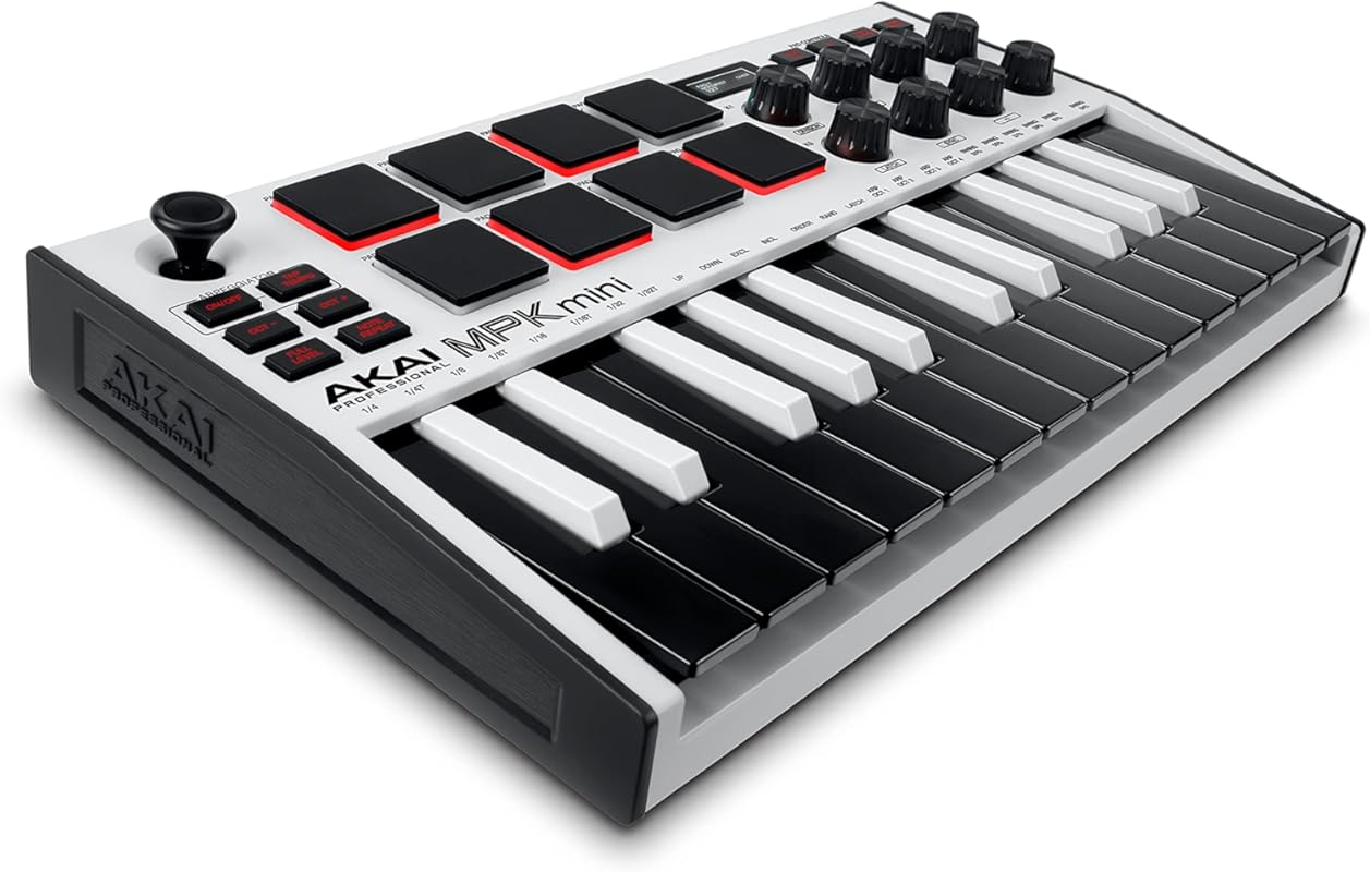 Akai Professional MPK Mini MK3 USB MIDI Keyboard with Backlit Drum Pad