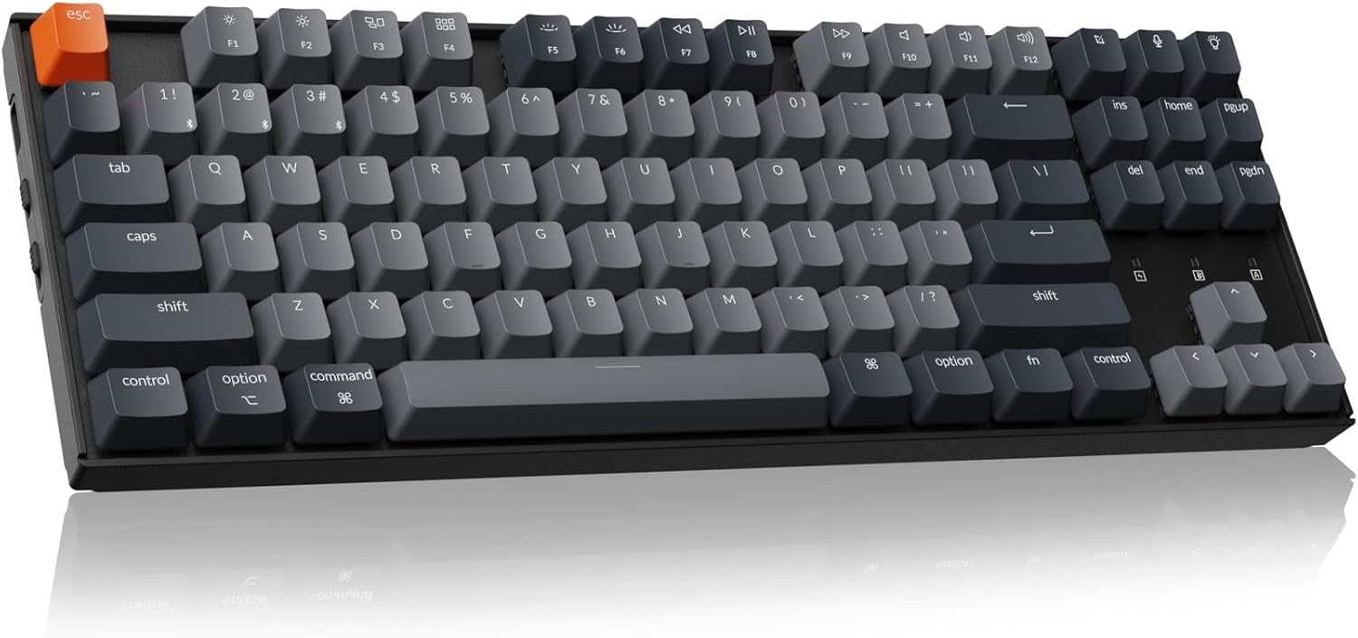 Keychron K8 Tenkeyless Wireless Mechanical Keyboard for Mac & Windows 