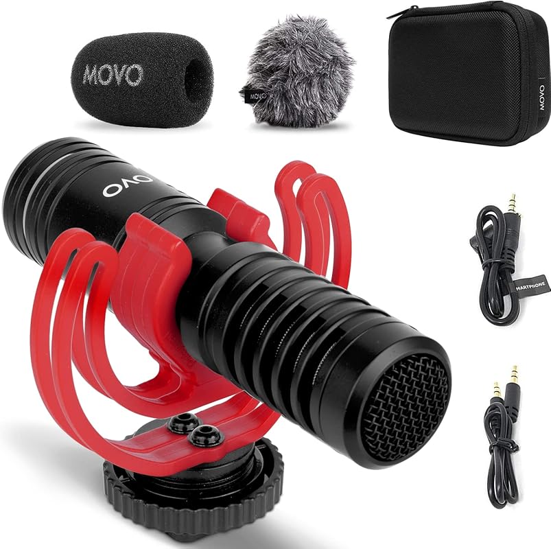 Movo VXR10-PRO Professional Video Microphone with Rycote Lyre Shock Mo