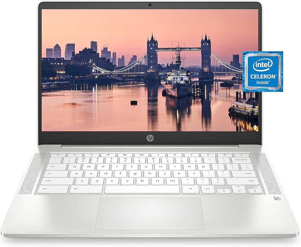 HP Chromebook 14: Intel Celeron N4000, 4GB RAM, 32GB eMMC, 14