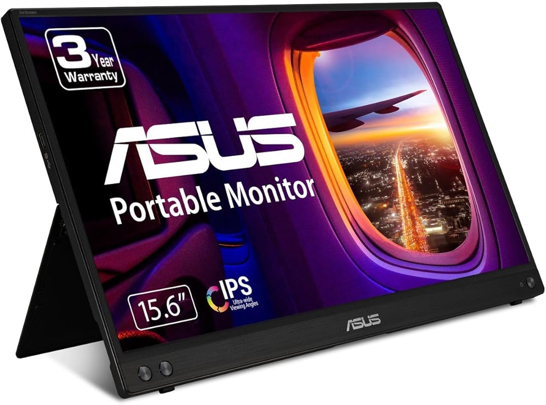 ASUS ZenScreen 15.6-inch Portable Monitor: 1080P IPS, USB Type-C, Eye